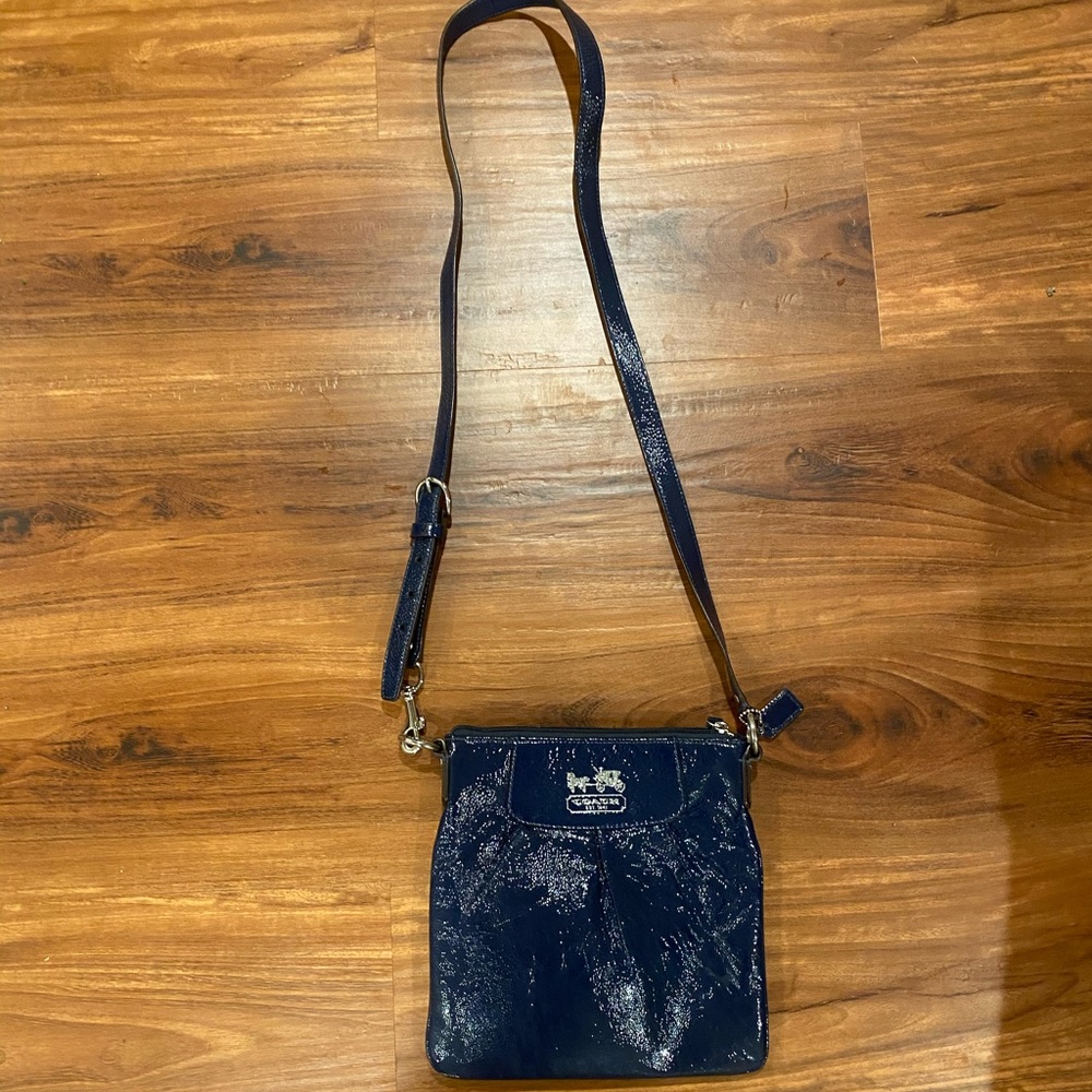 Navy Coach Satchel!